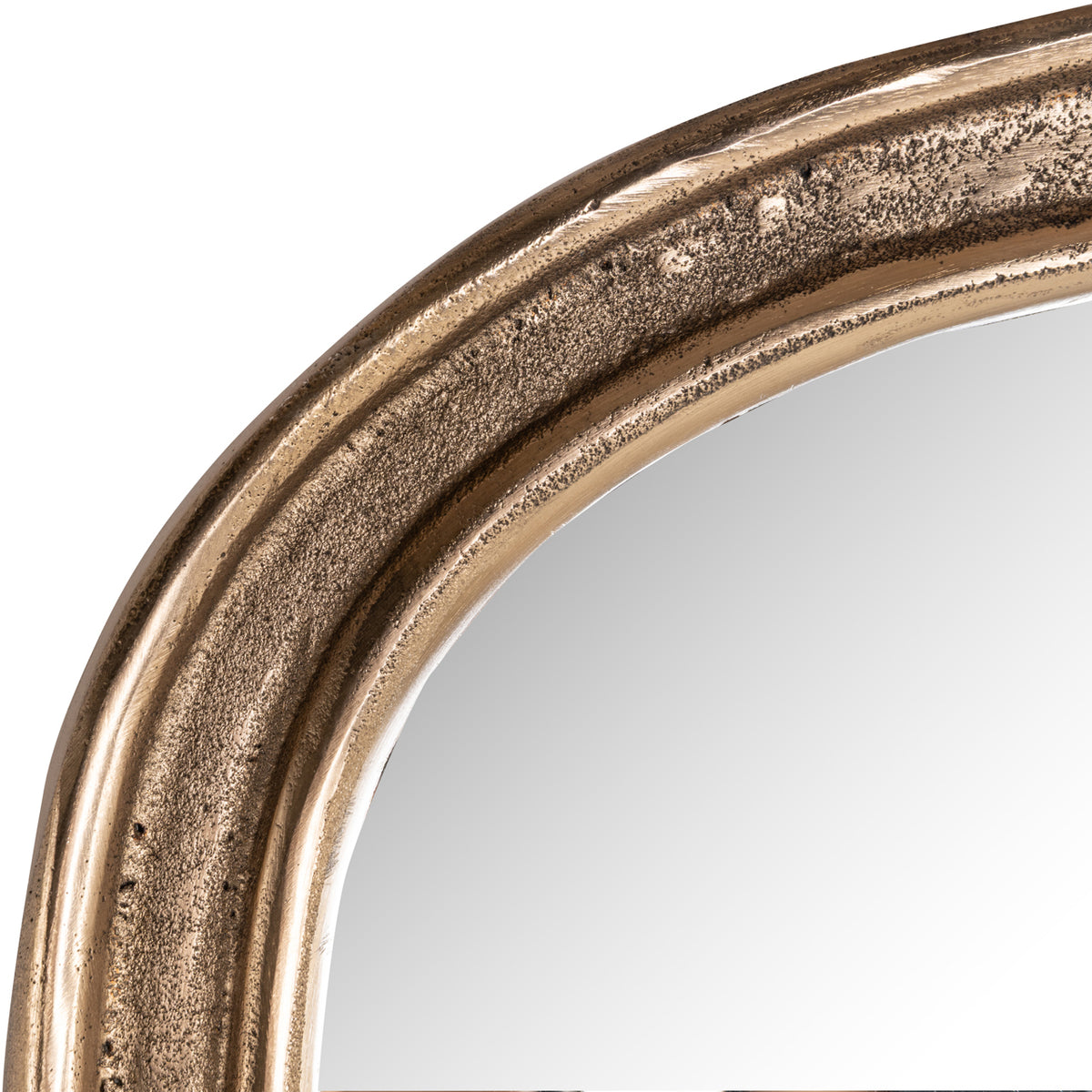 Hartley Antique Brass Mirror