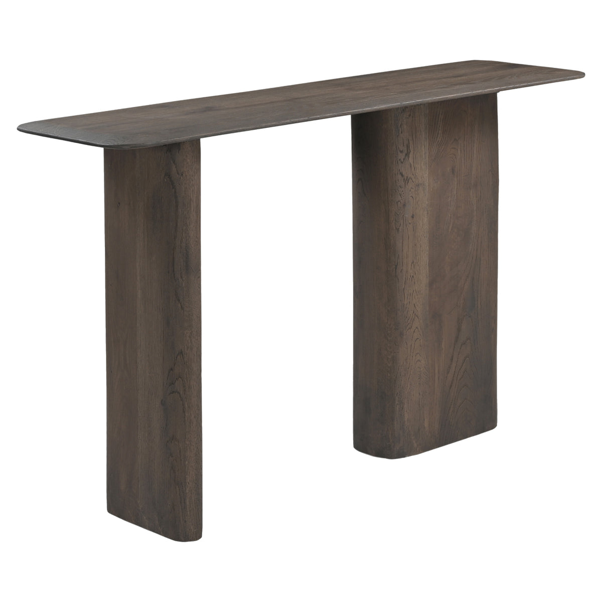 Castella Smoked Charcoal Console Table