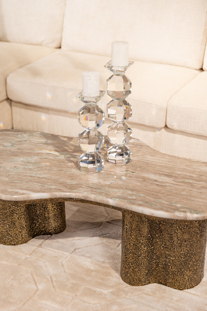 Arden Antique Brass Coffee Table
