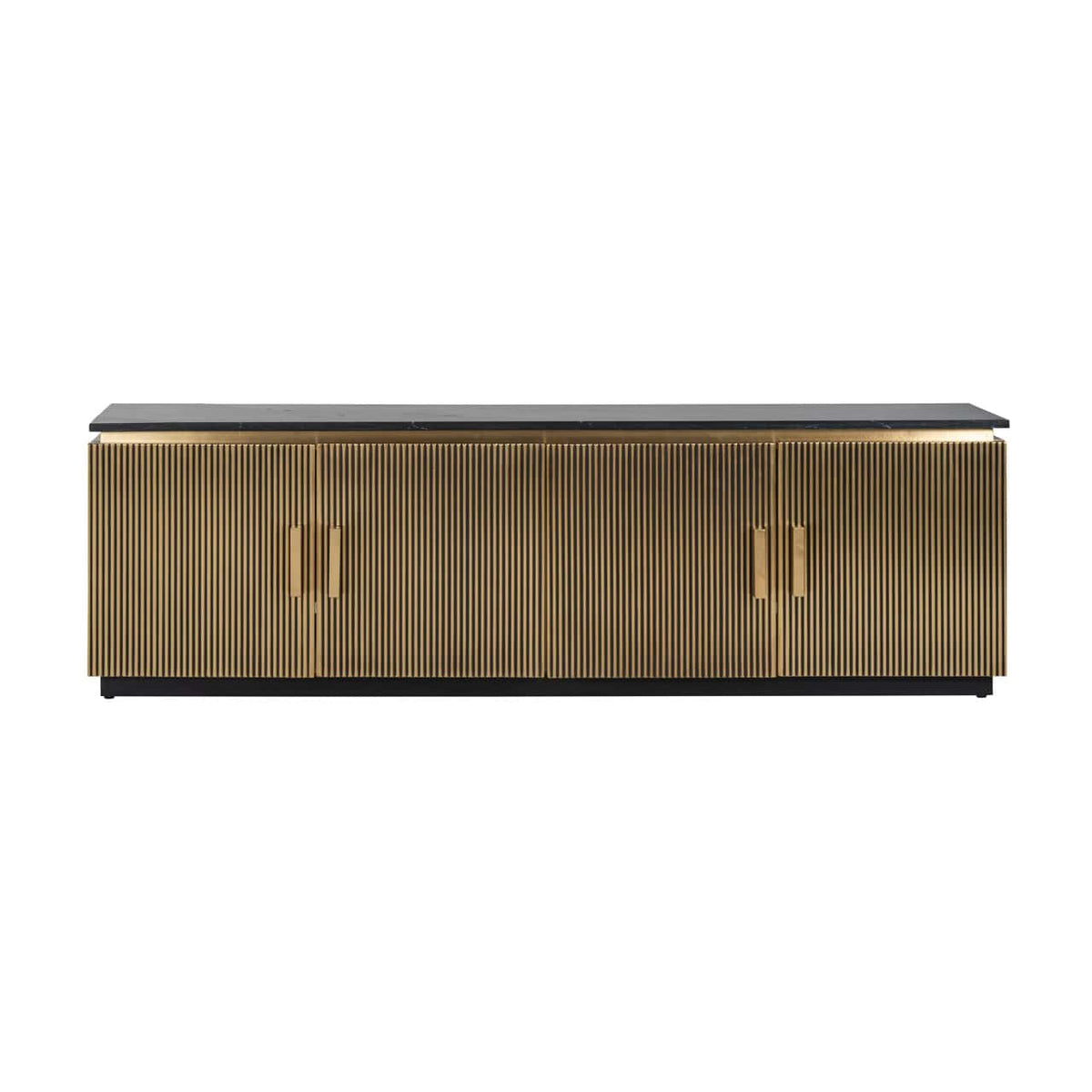 Brass Plated Colosseum 4 Door Media Unit