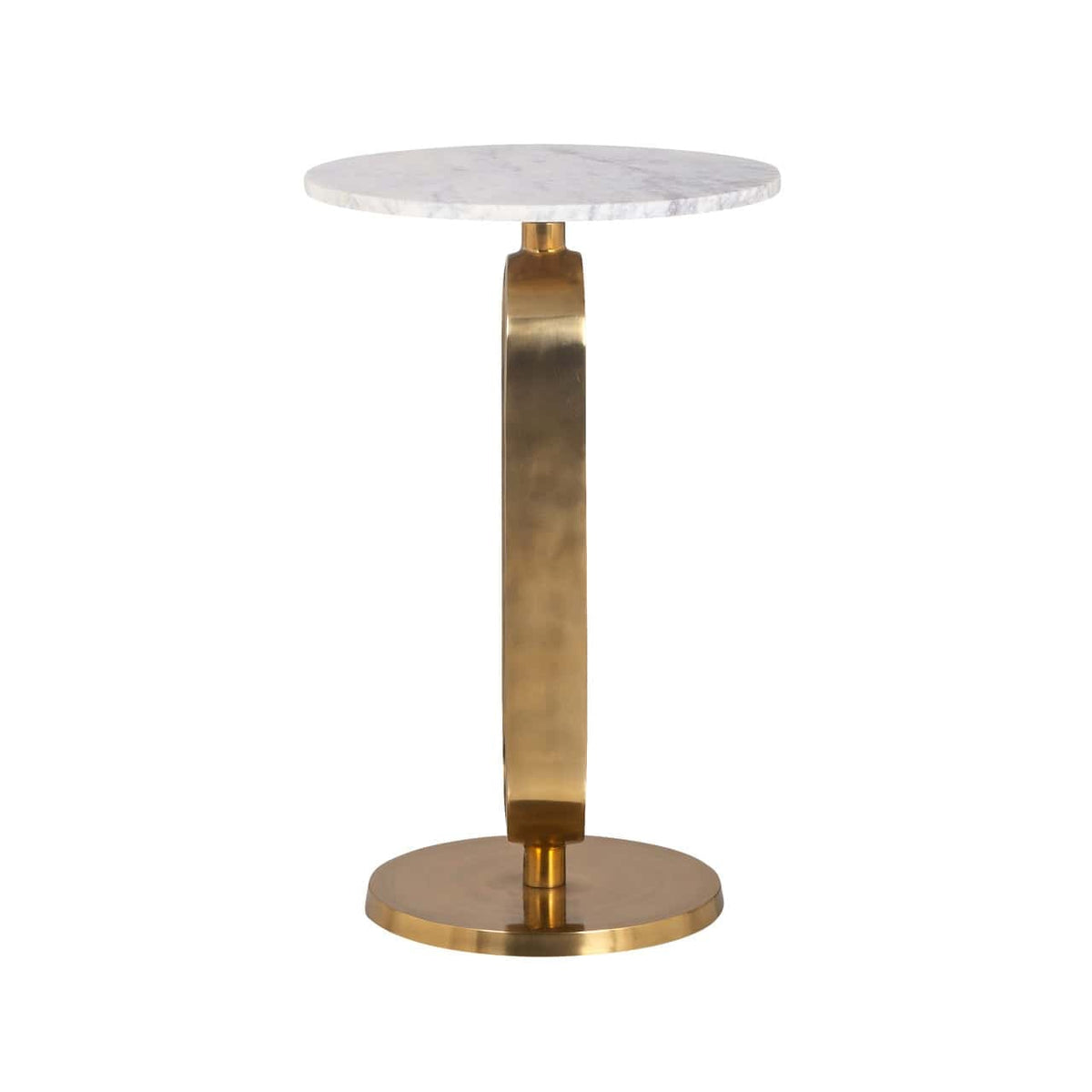 Coline Brushed Gold Side Table