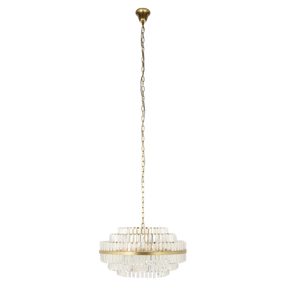 Desiree Brushed Gold Medium Chandelier