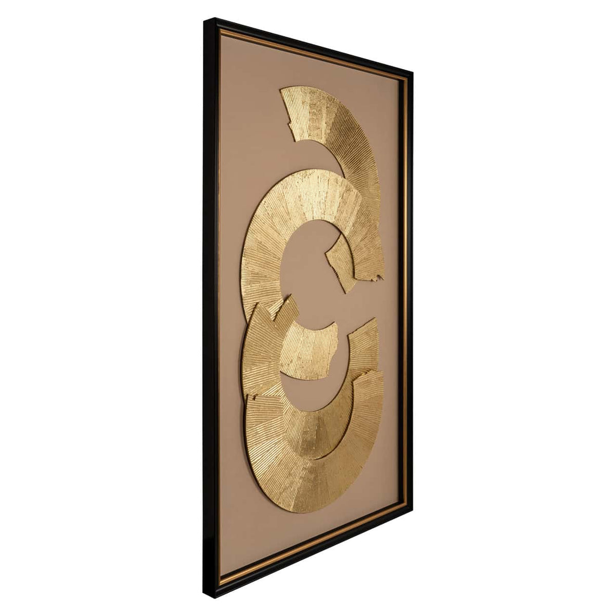 Edie Black & Gold Artwork