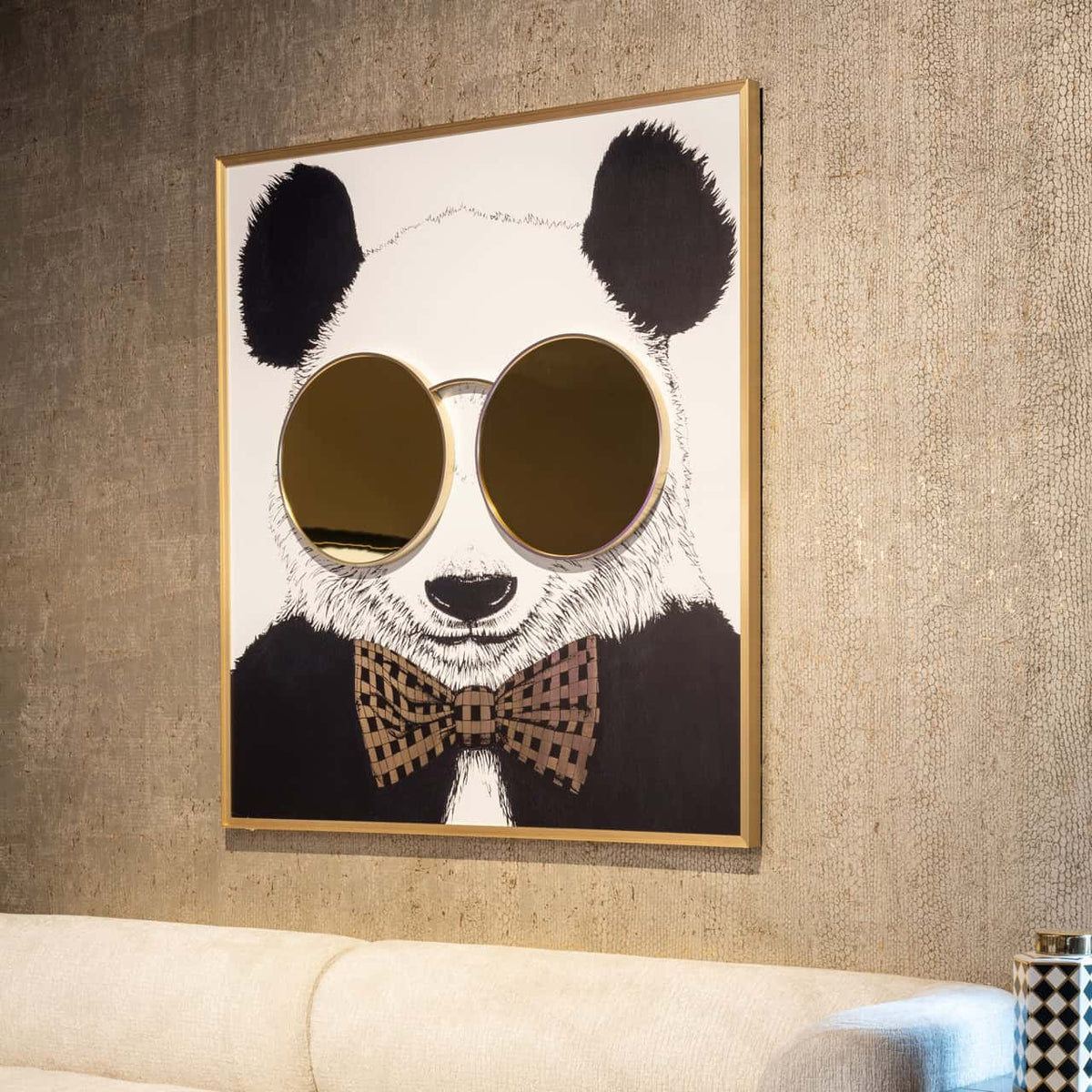 Paloma Black & Gold Artwork