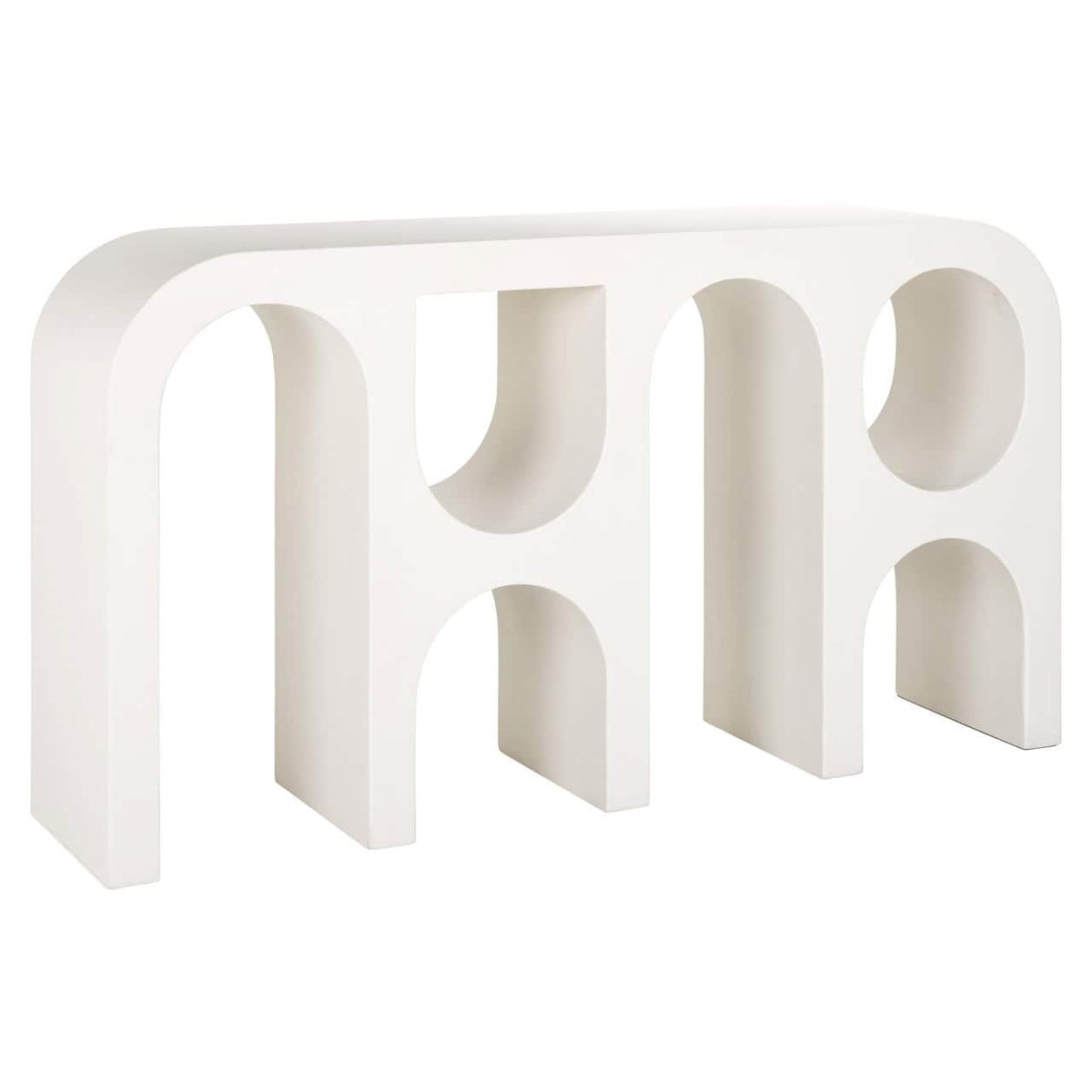 Bourne White Console Table