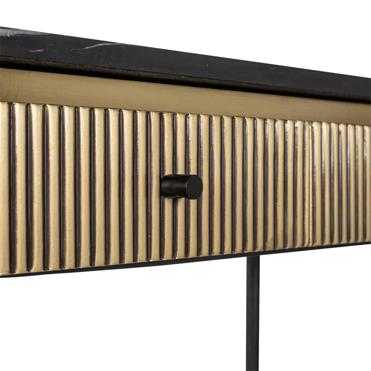 Brass Plated Colosseum Console Table