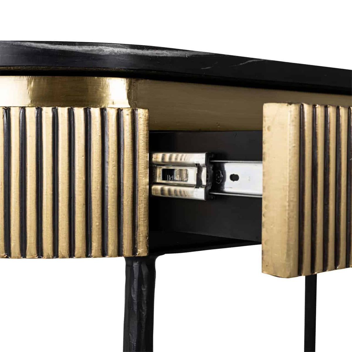 Brass Plated Colosseum Console Table