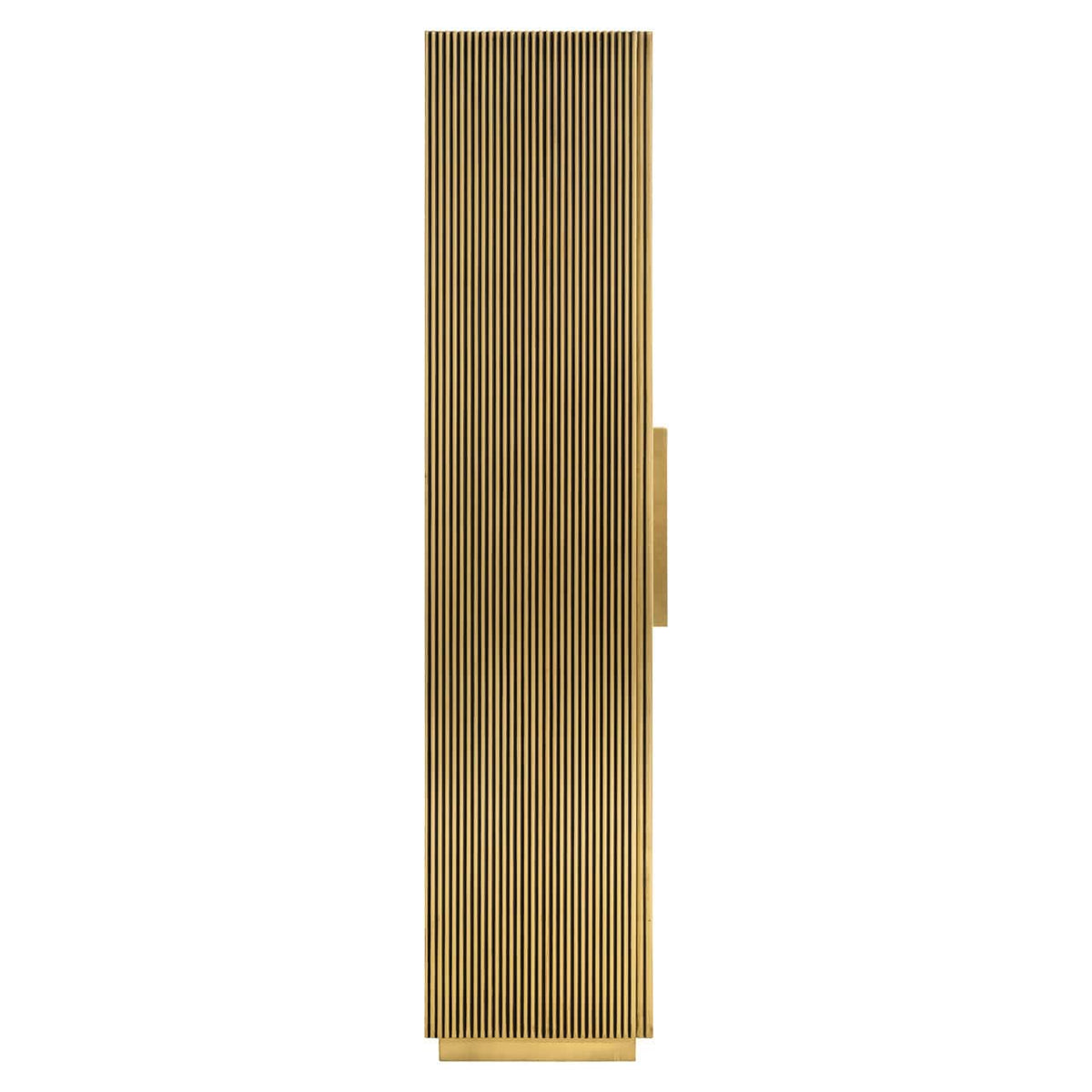 Brass Plated Colosseum Tall Display Cabinet