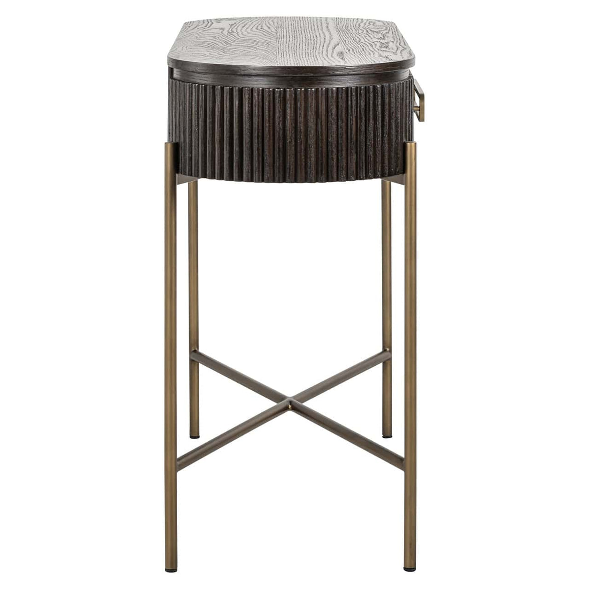 Luxton Brown Console Table