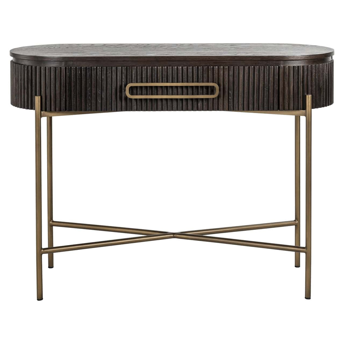 Luxton Brown Console Table