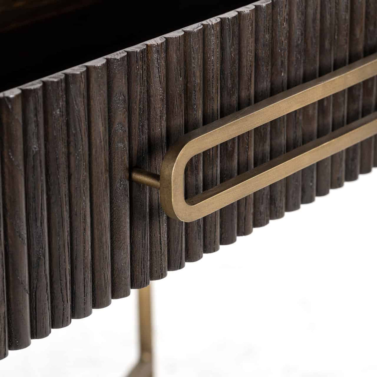 Luxton Brown Console Table