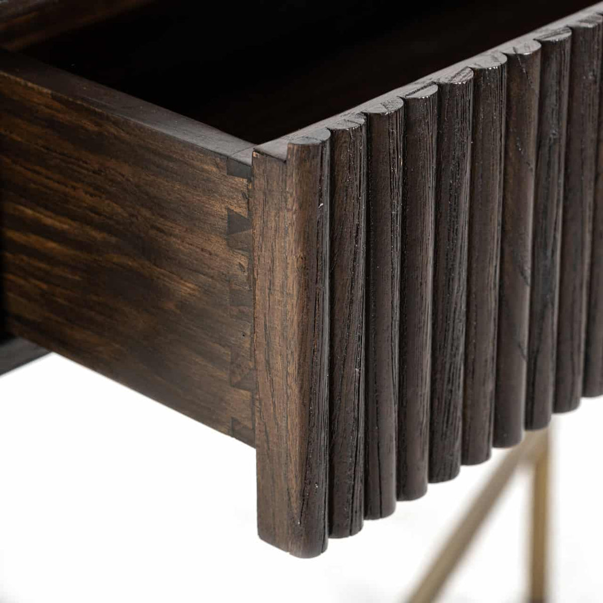 Luxton Brown Console Table