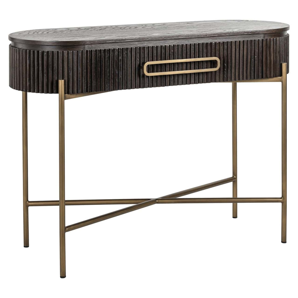 Luxton Brown Console Table