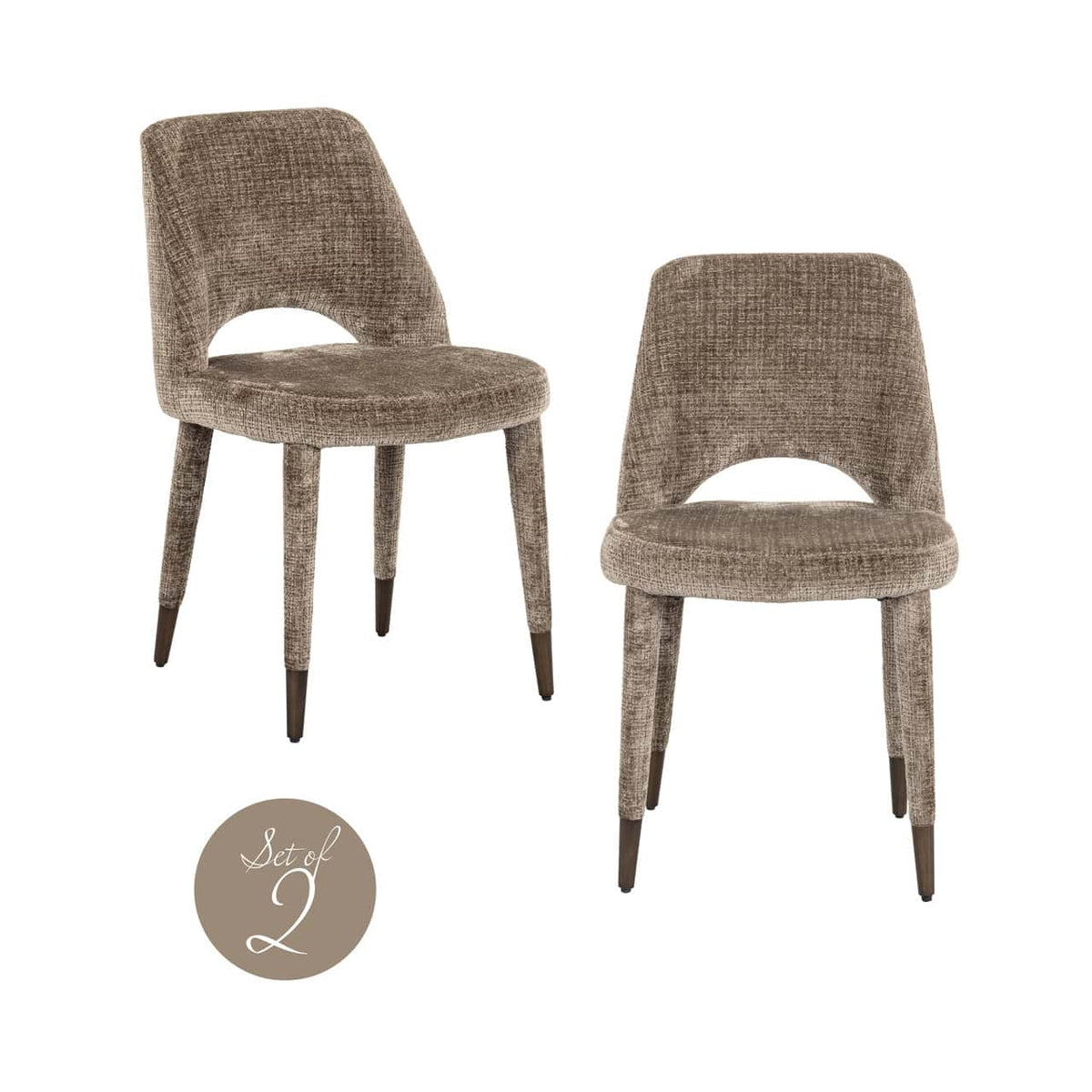 Cicely Niagara Stone Dining Chair Set of 2