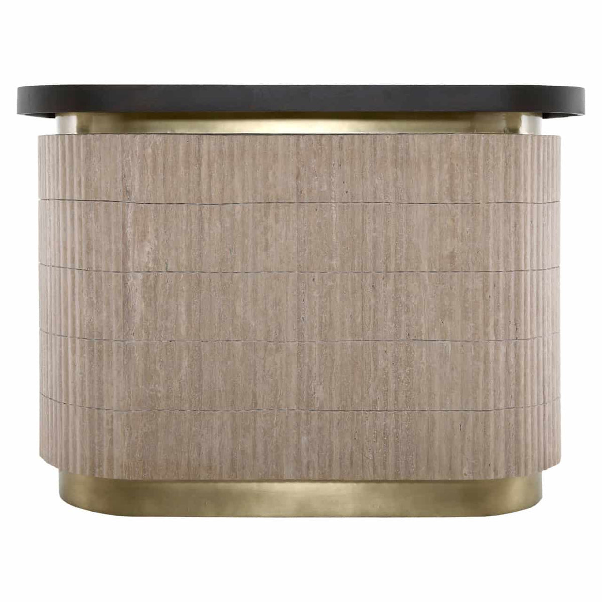 Martello Beige Home Bar Cabinet