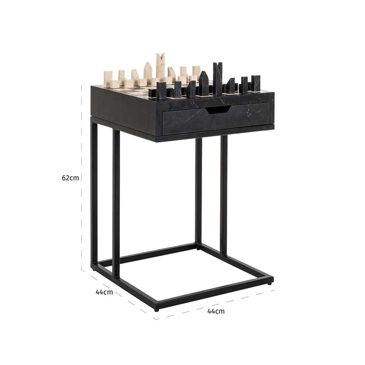 Dalston Black Side Table