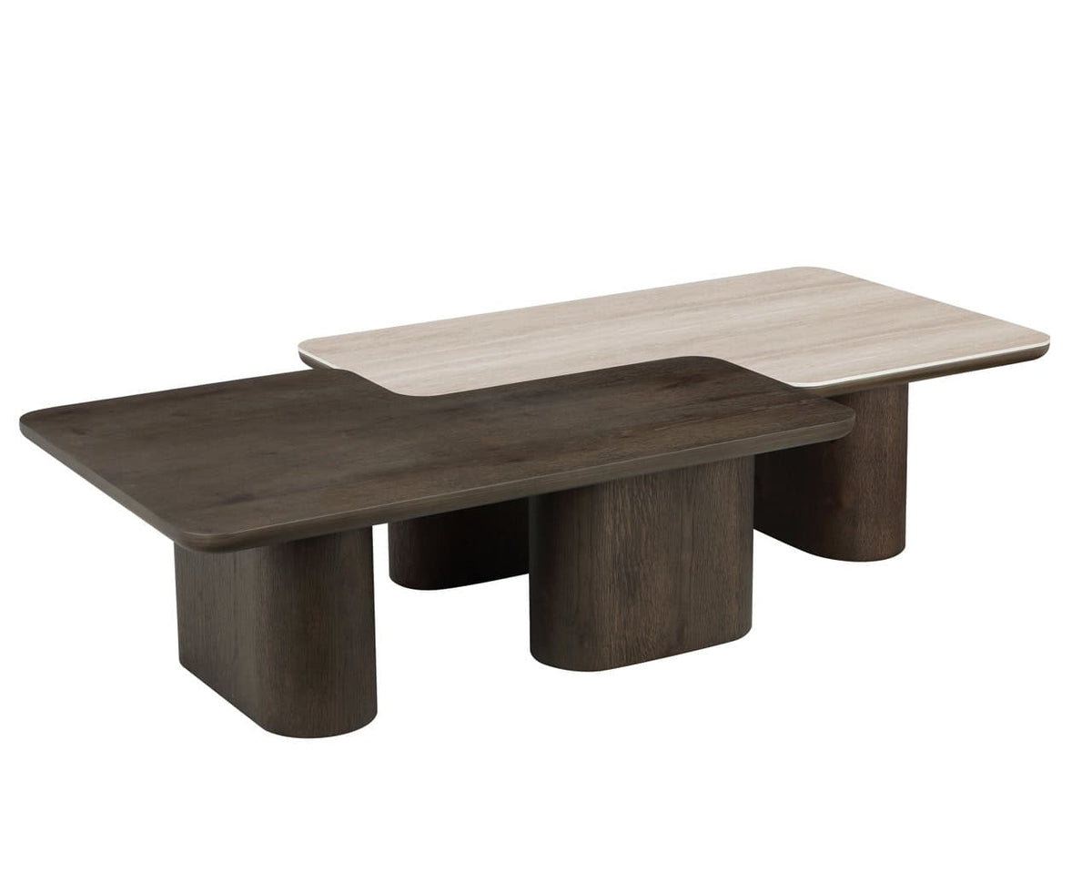 Nantes Brown Coffee Table Set