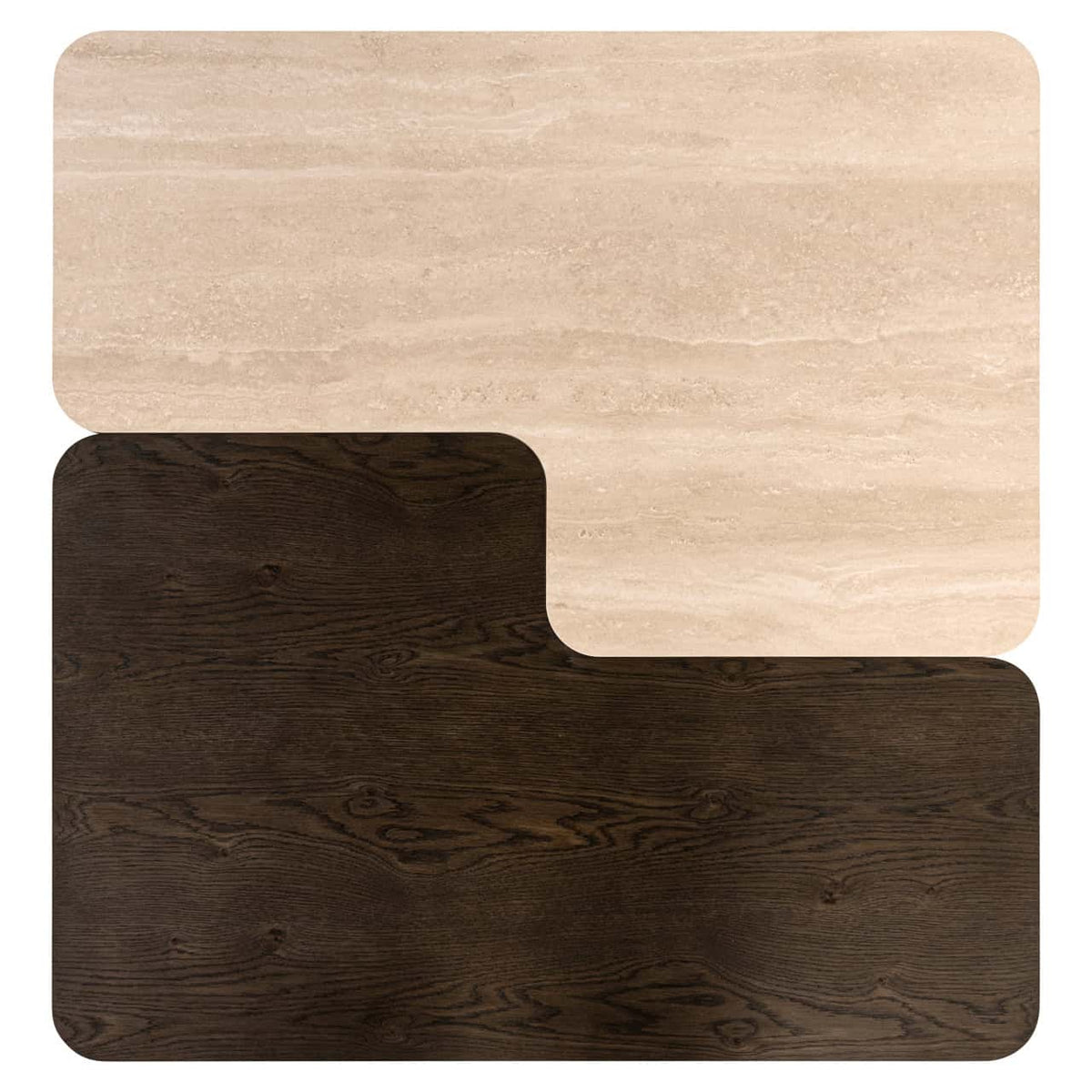 Nantes Brown Coffee Table Set
