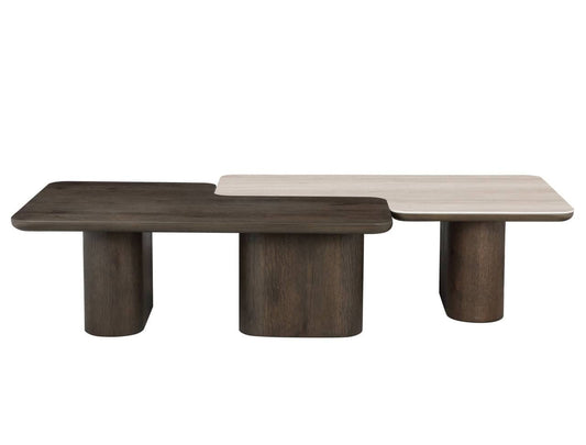 Nantes Brown Coffee Table Set