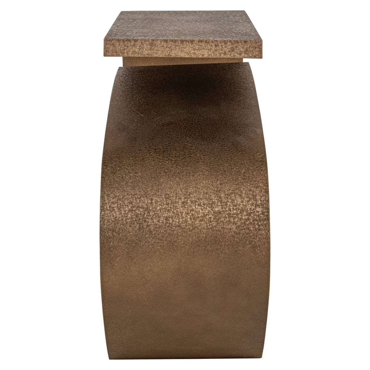 Alameda Brushed Gold Console Table