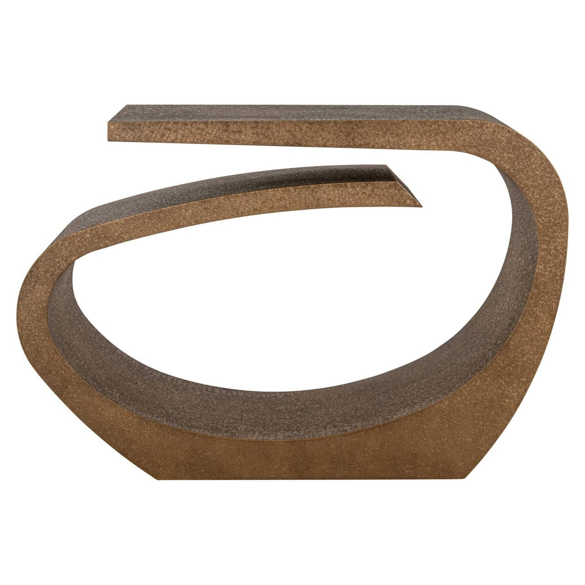 Alameda Brushed Gold Console Table