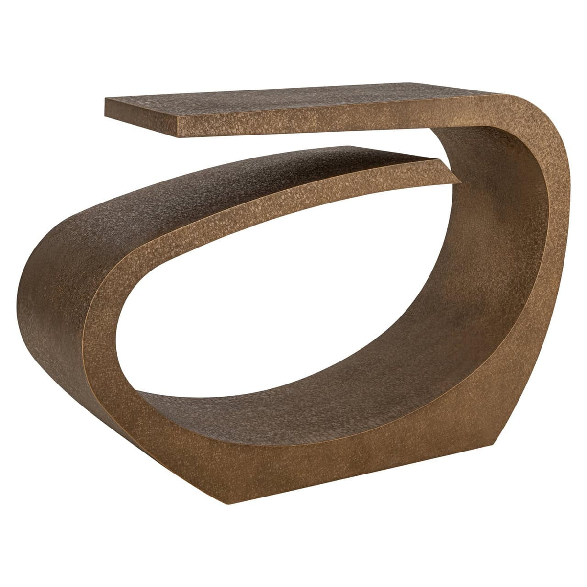 Alameda Brushed Gold Console Table
