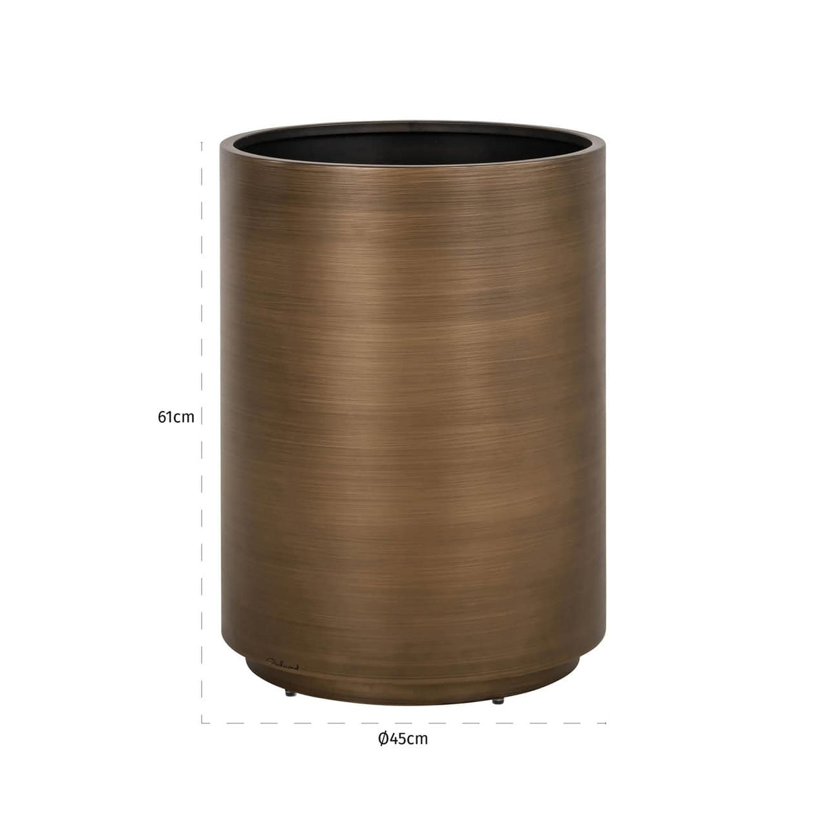 Dorset Brushed Gold Planter 45cm