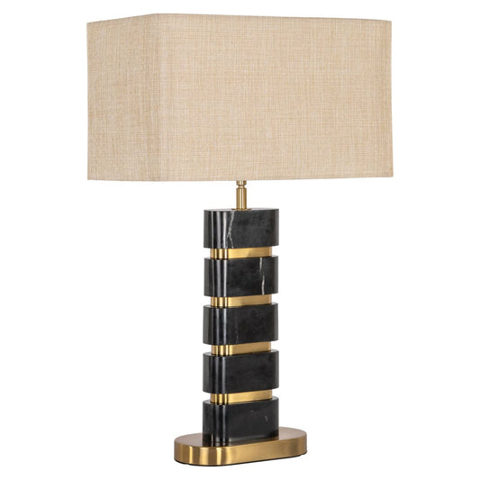 Levens Black & Gold Table Lamp