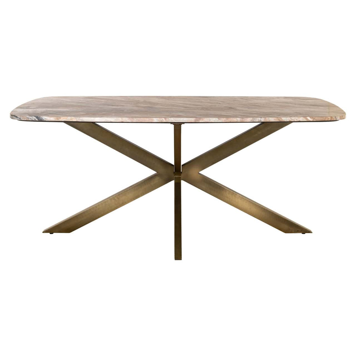 Bodmin Blush Beige Danish Oval Dining Table