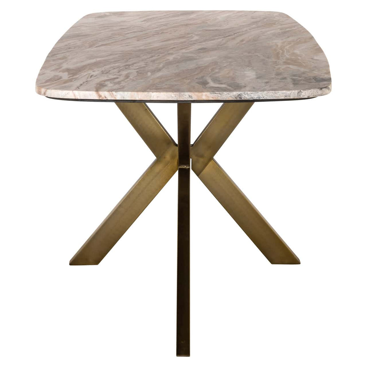 Bodmin Blush Beige Danish Oval Dining Table