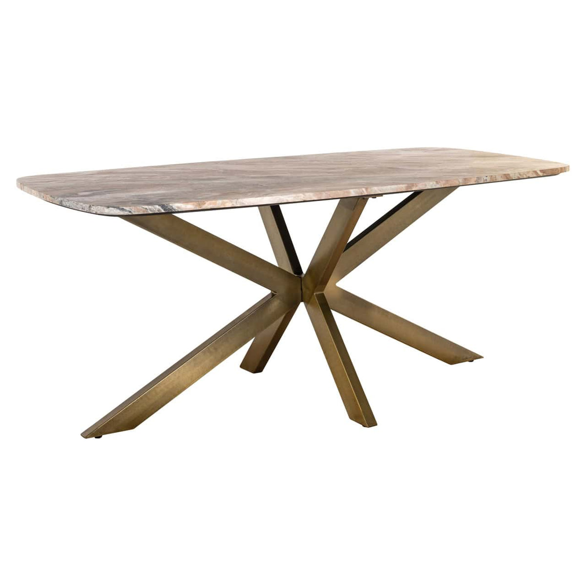 Bodmin Blush Beige Danish Oval Dining Table