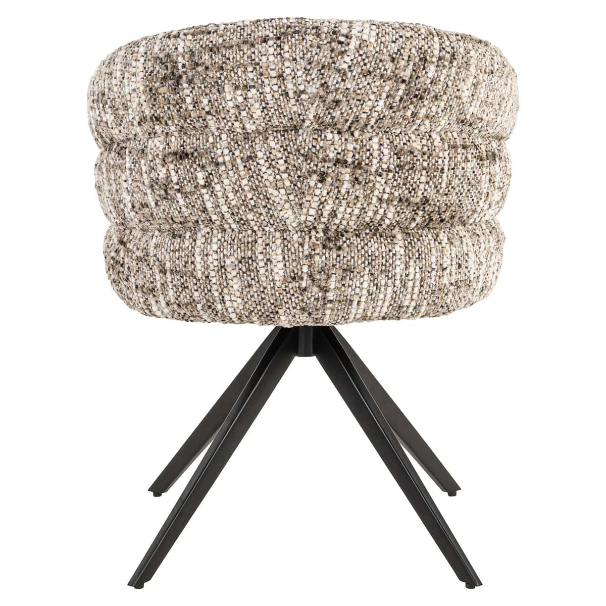 Serene Brown Omara Swivel Dining Chair