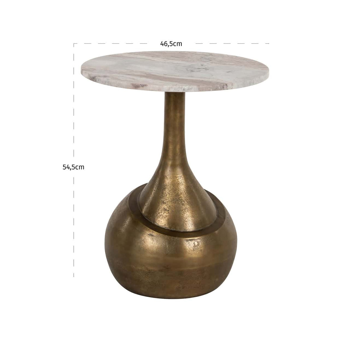 Sola Blush Beige Side Table