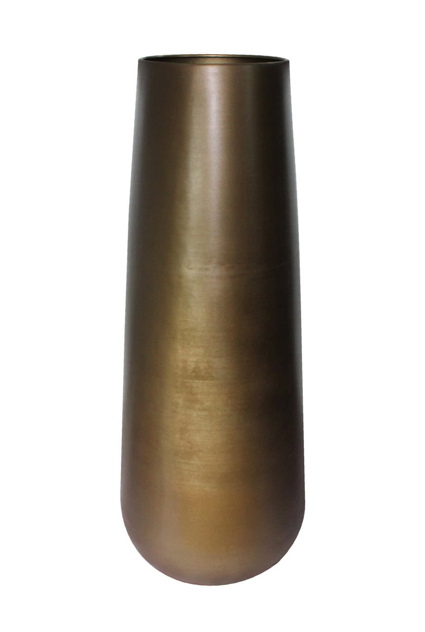 Kensa Antique Brass Large Vase