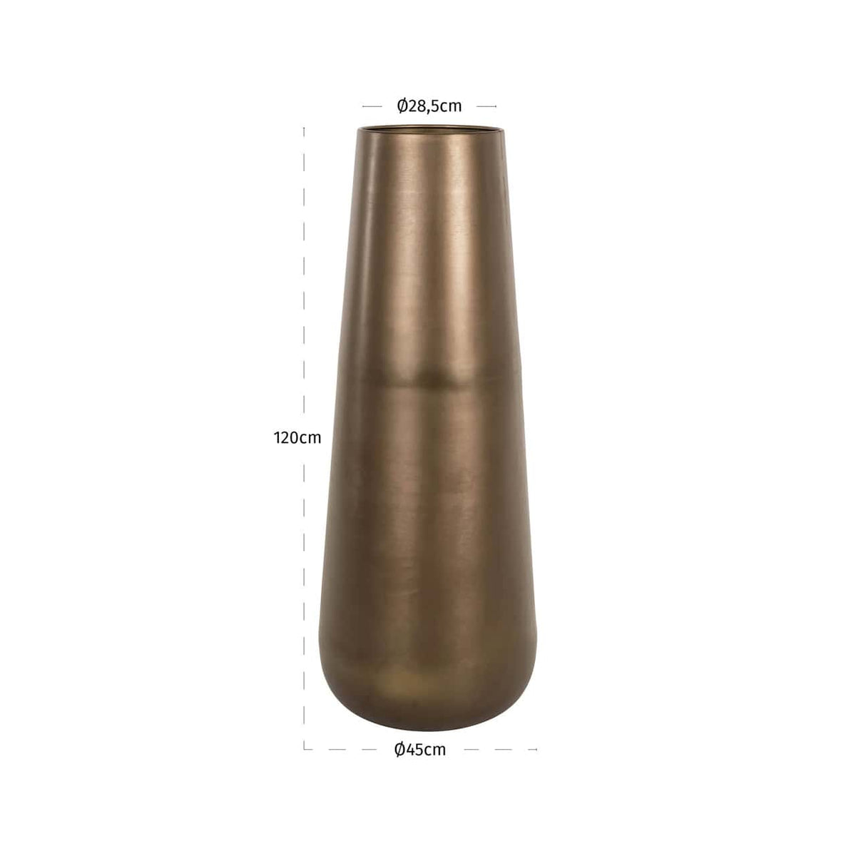 Kensa Antique Brass Small Vase