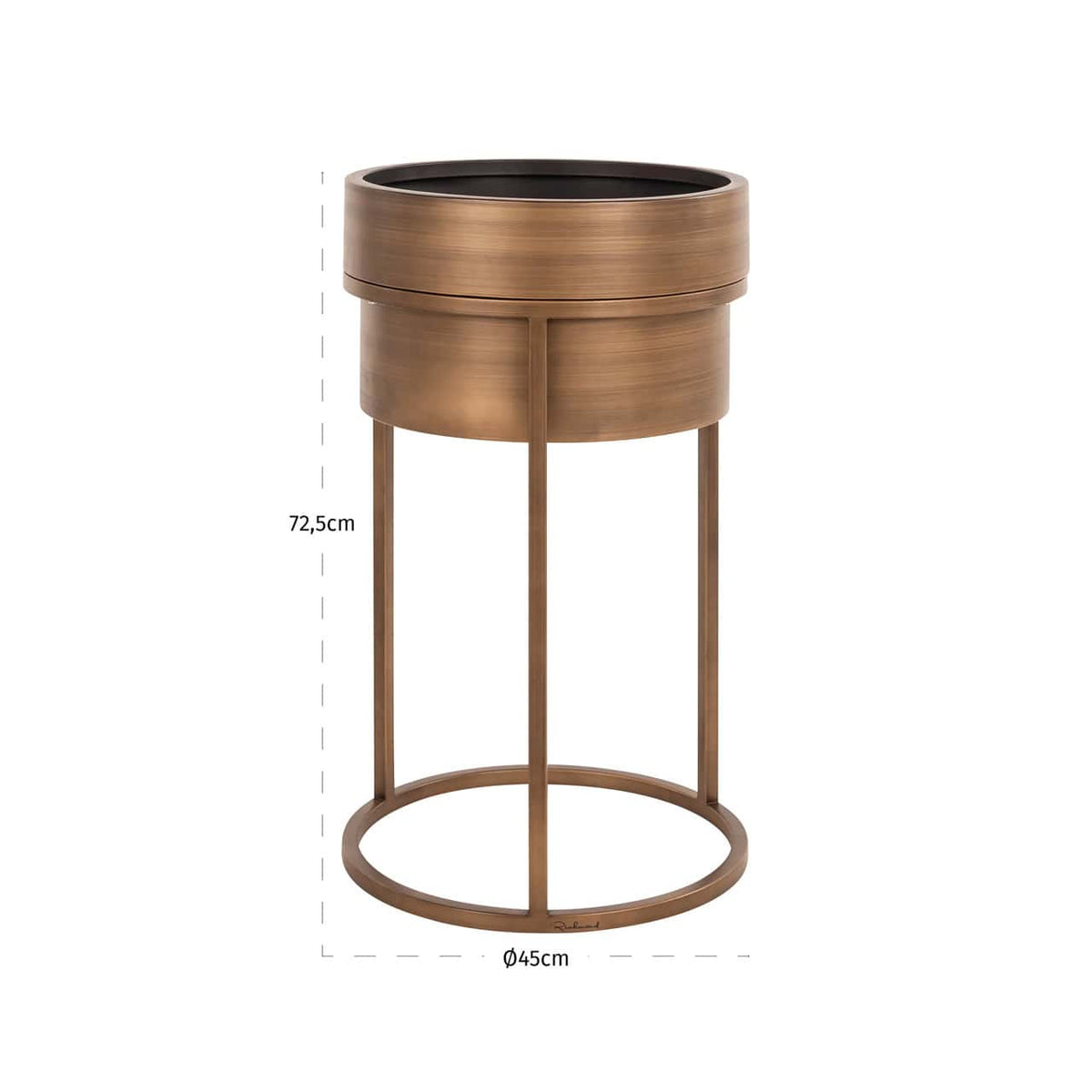 Chadwick Brushed Gold Planter