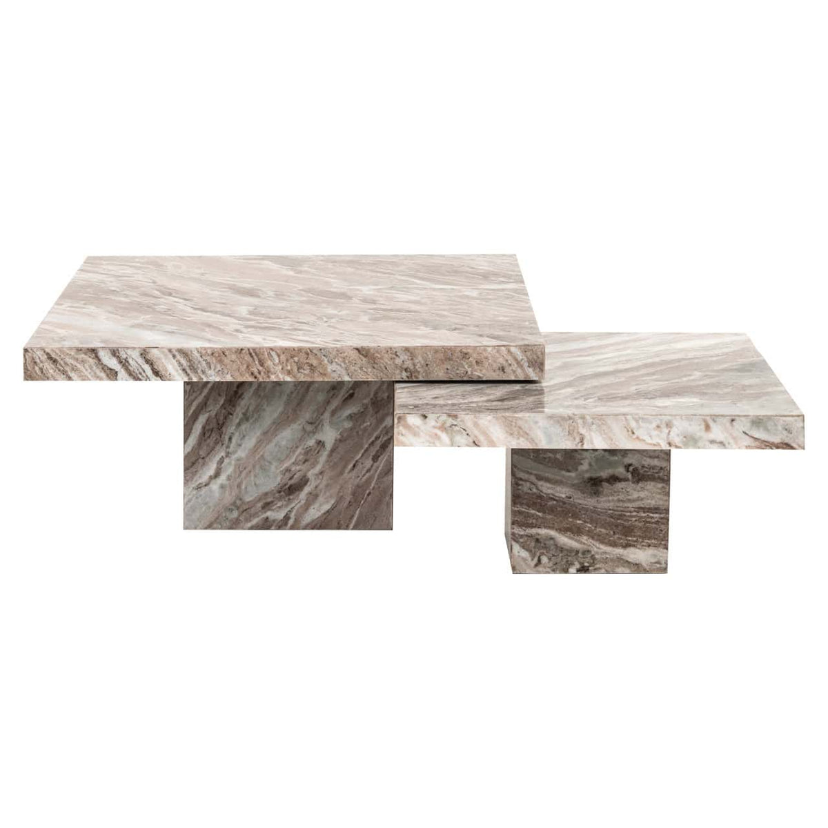 Ramsey Blush Beige Coffee Table Set