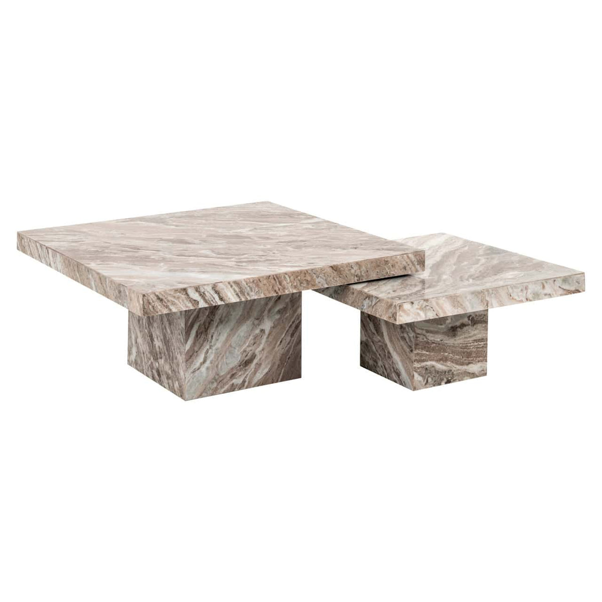 Ramsey Blush Beige Coffee Table Set