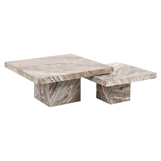 Ramsey Blush Beige Coffee Table Set