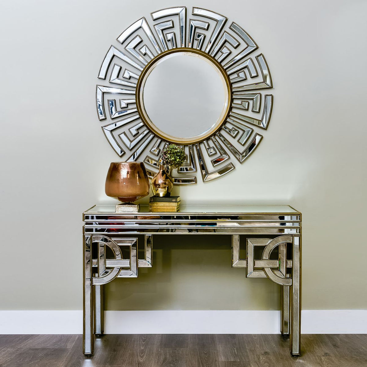 Rutland Deco Round Mirror
