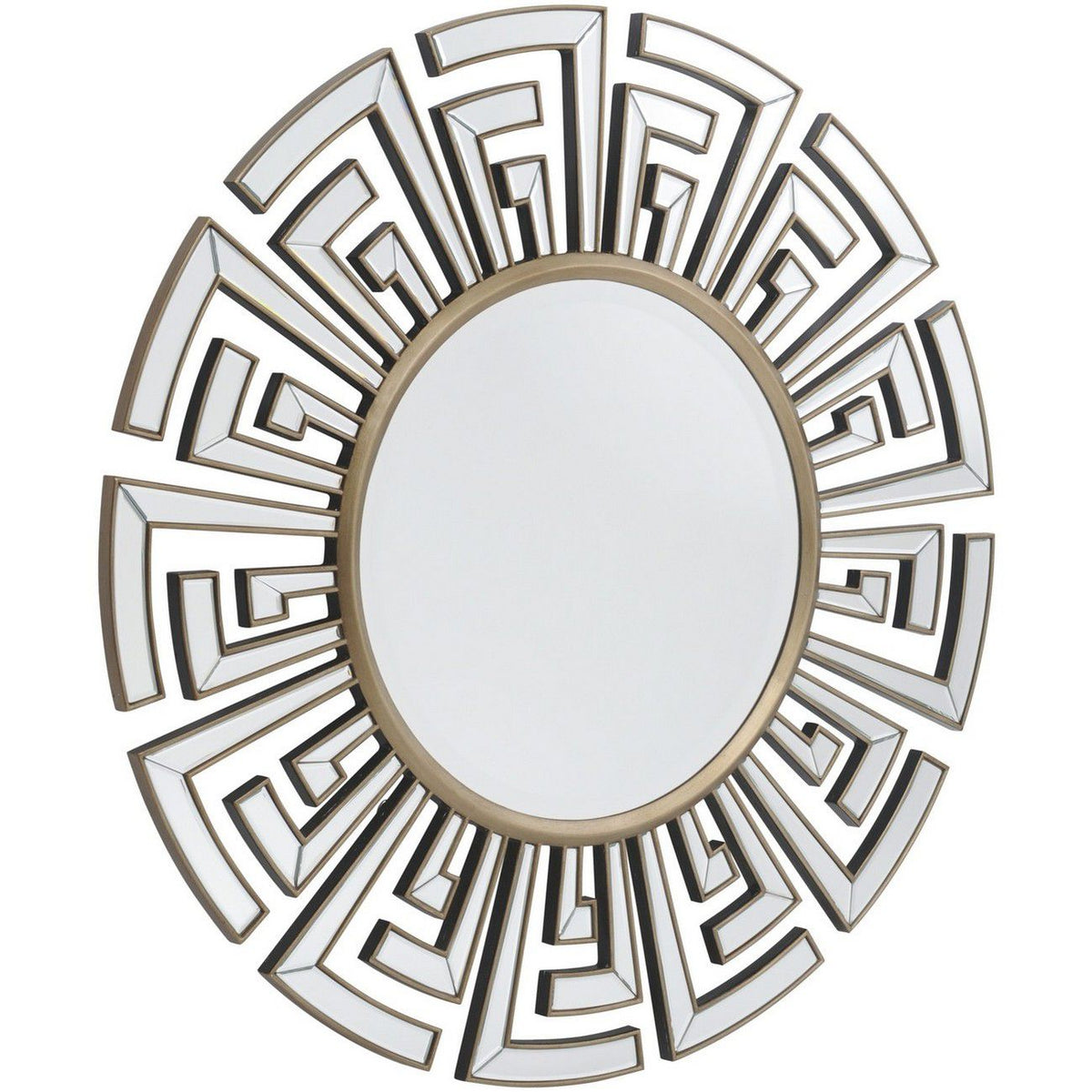 Rutland Deco Round Mirror