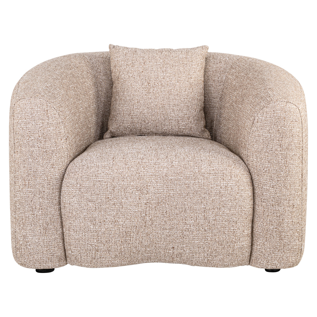 Lysandra Sand Tweed Occasional Chair