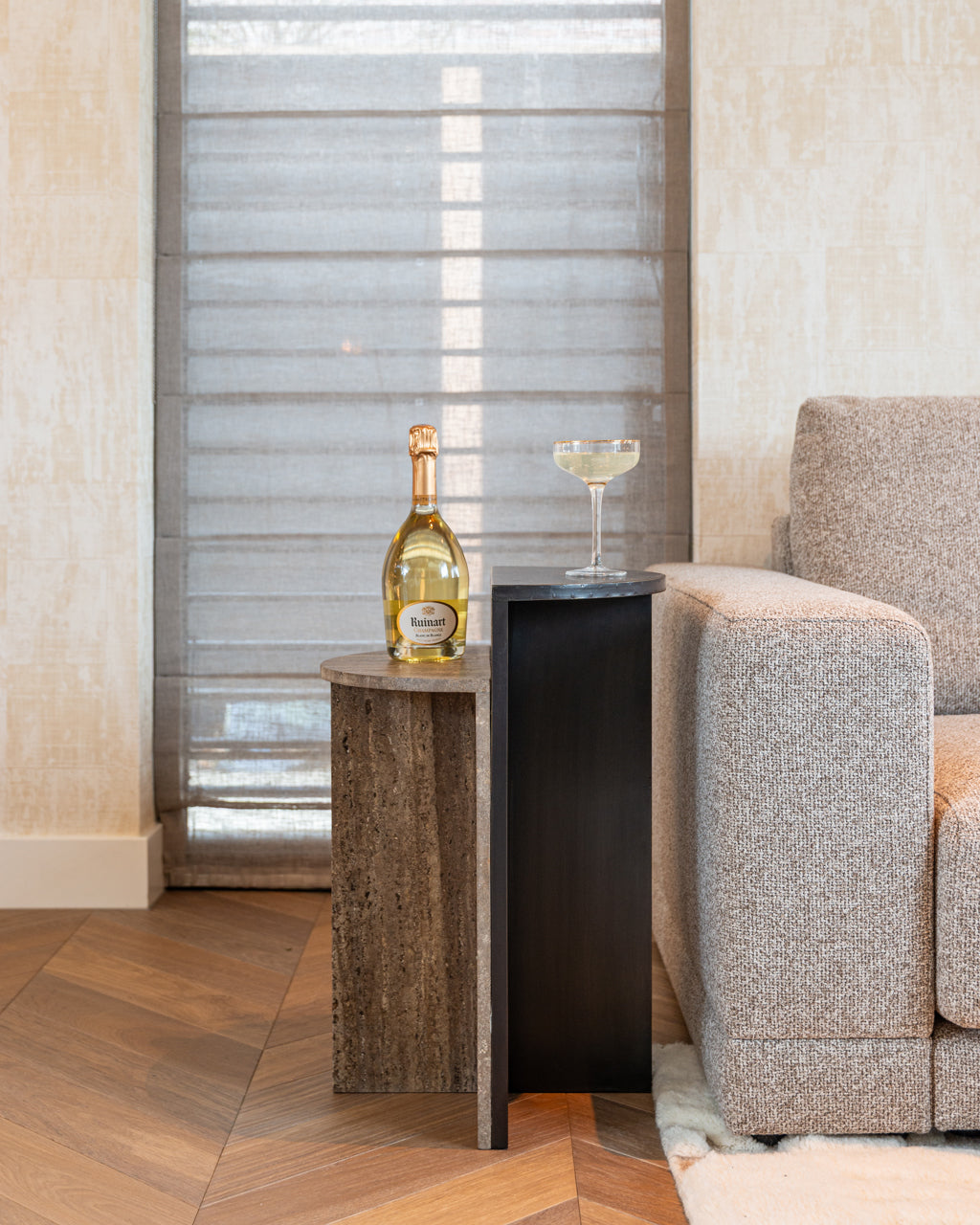 Russet Ash Brown Side Table