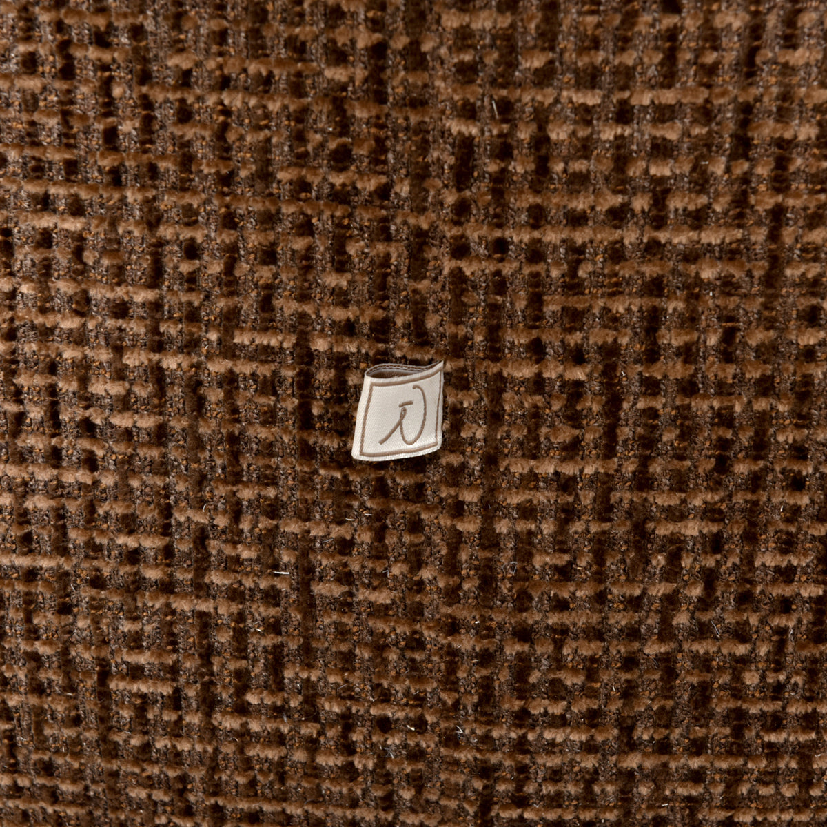 Marisol Brown Blockweave Swivel Occasional Chair