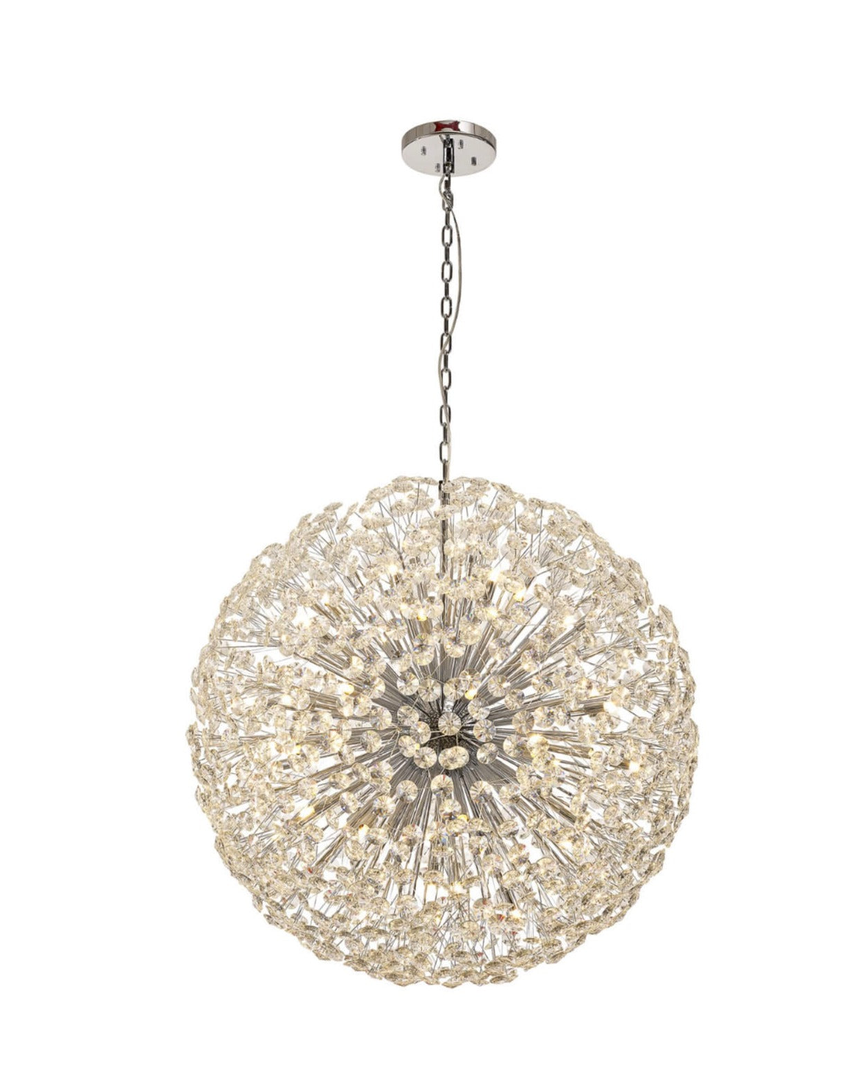 Belgrave Crystal Chrome Chandelier