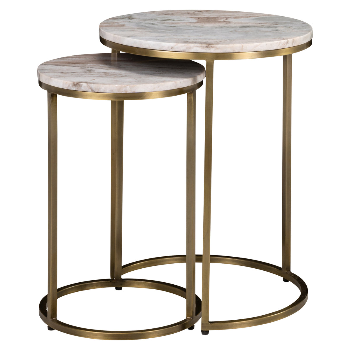 Bodmin Blush Beige Side Table Set