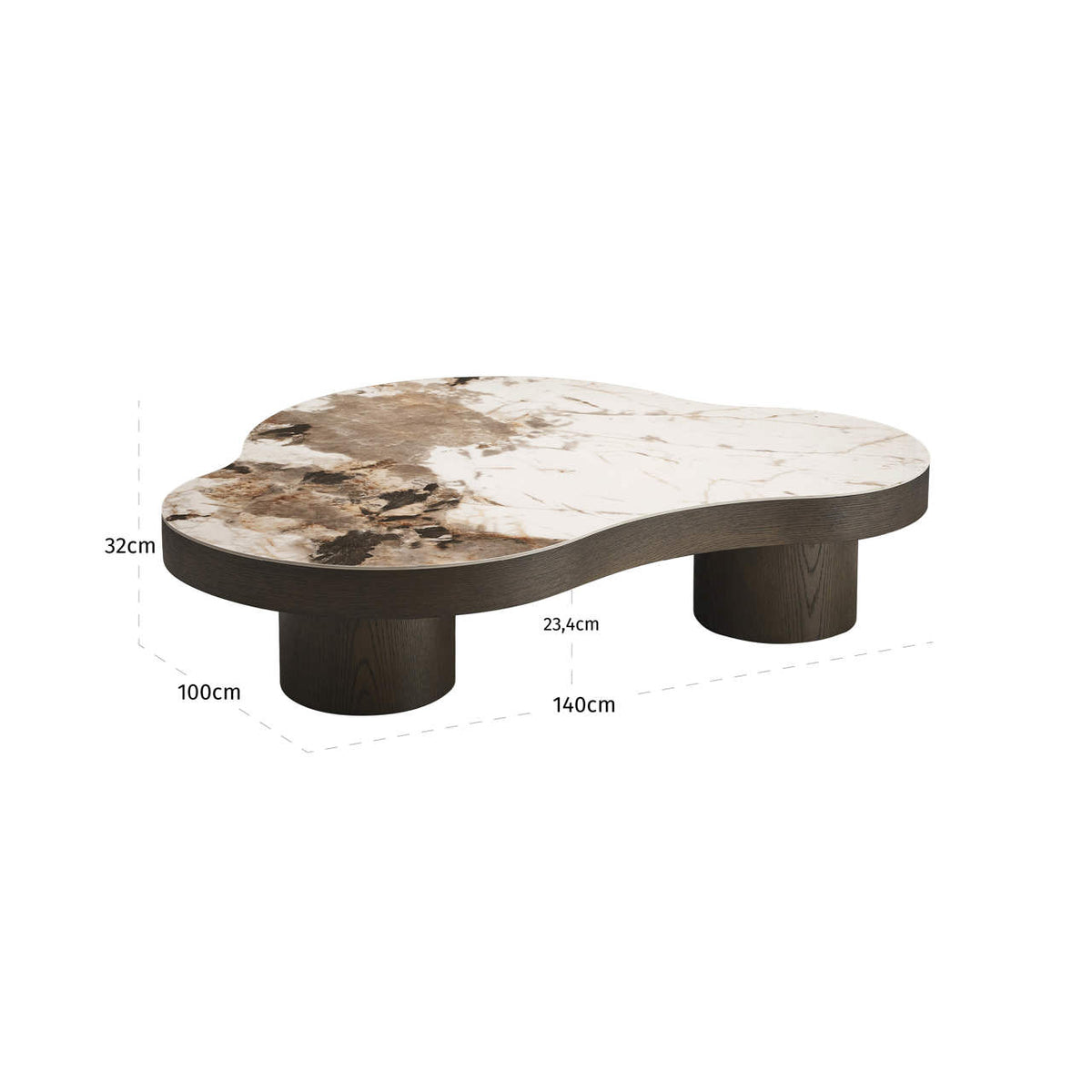 Langley Brown Coffee Table