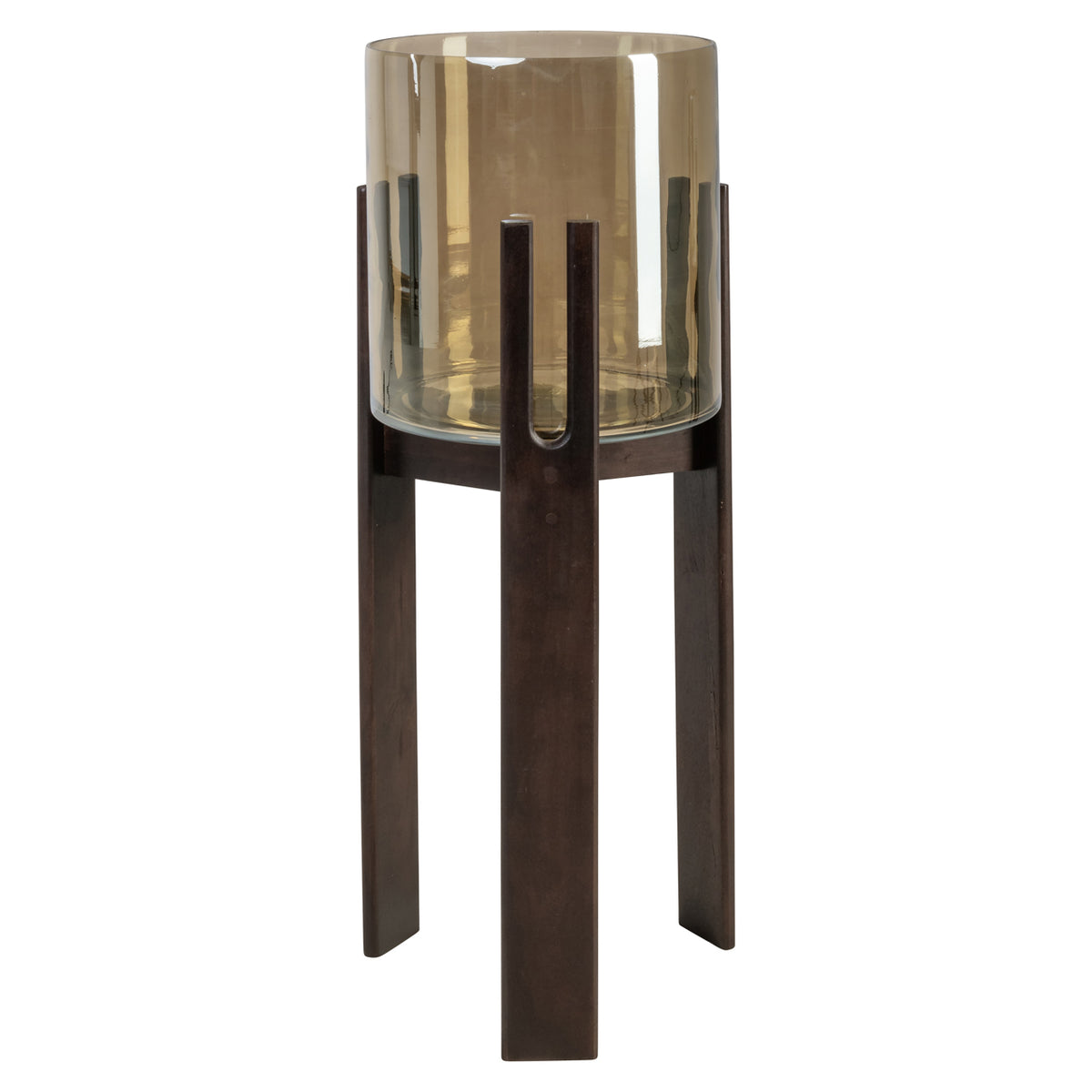 Reeve Walnut Large Hurricane Lantern