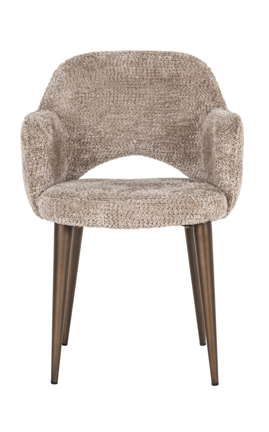 Luxury Soft Beige Dining Chair