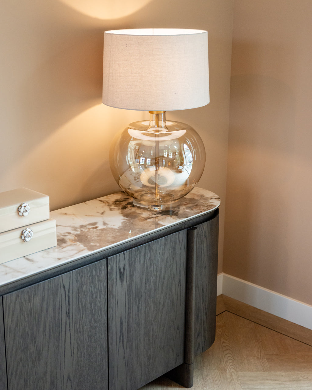Jessie Amber Table Lamp